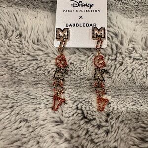 Mickey Earrings - Red and Black Disney Parks snd Baublebar